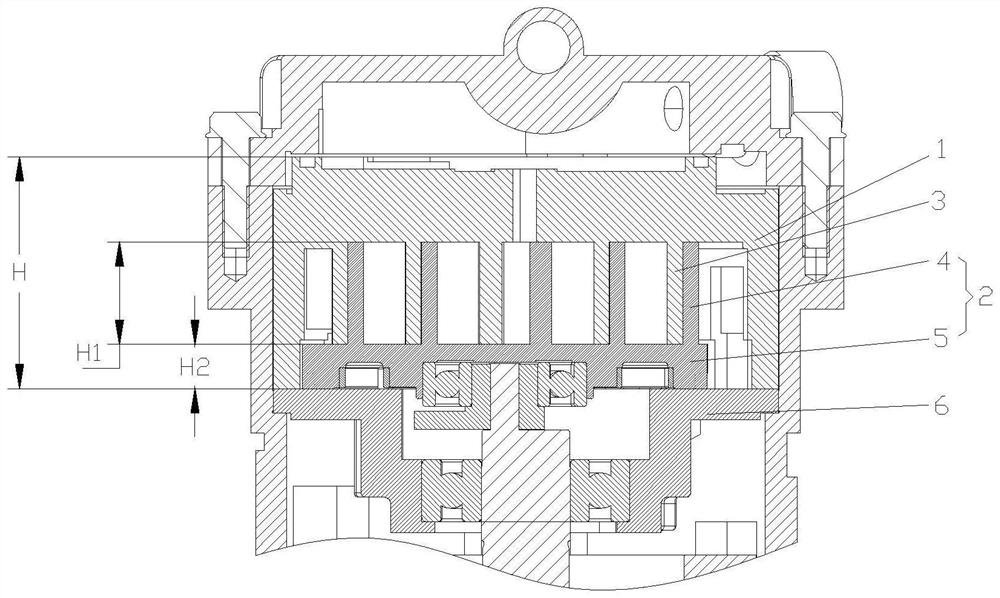 Vortex assembly, main bearing seat and scroll compressor