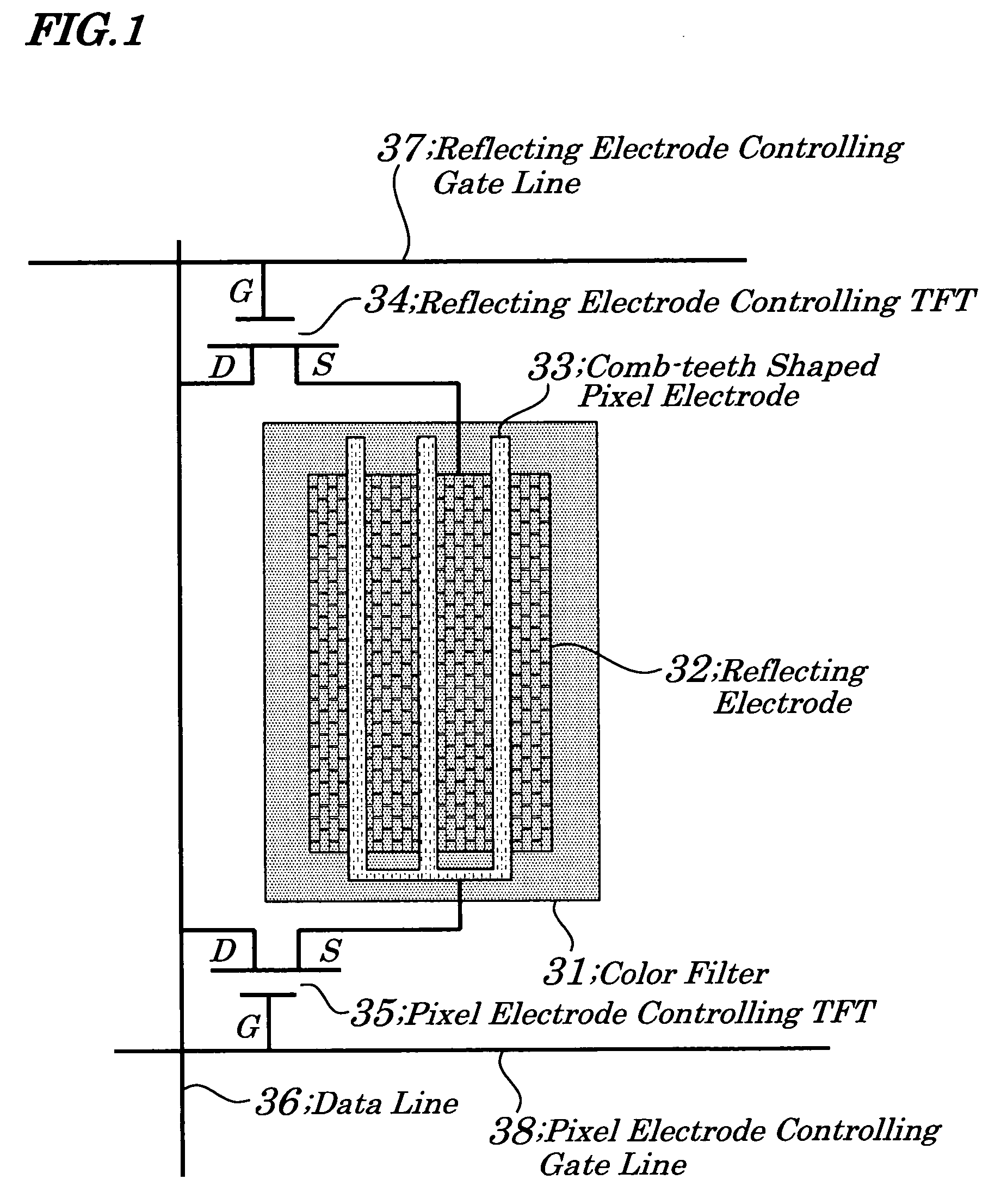 Color electronic paper display device