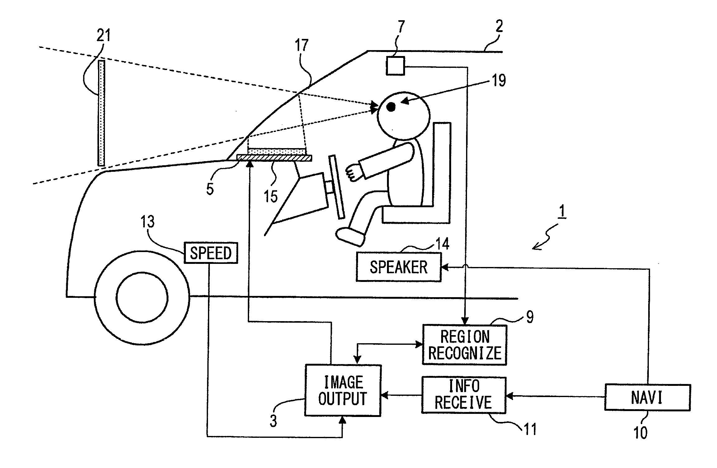 In-vehicle display apparatus and program product