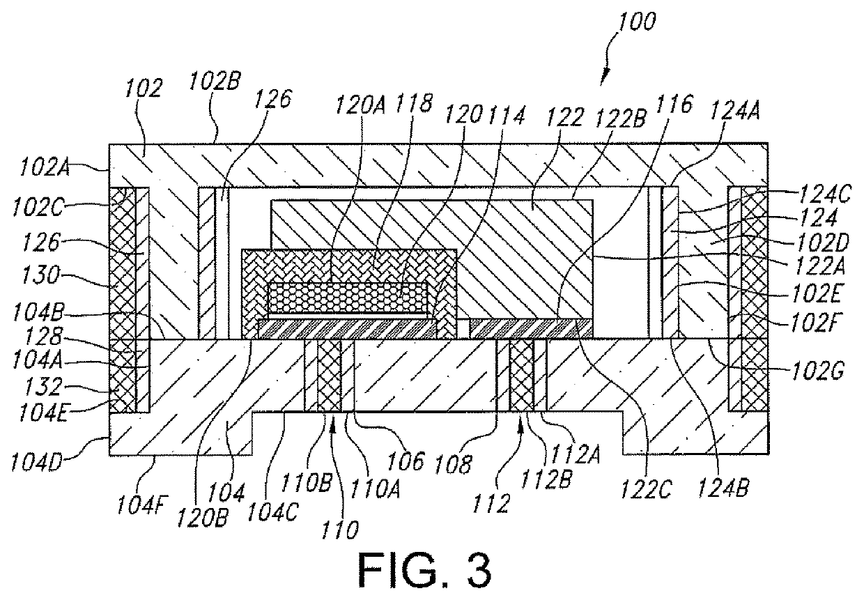 Miniature electrochemical cell having a casing comprising opposed ceramic substrates secured together using a precious metal braze