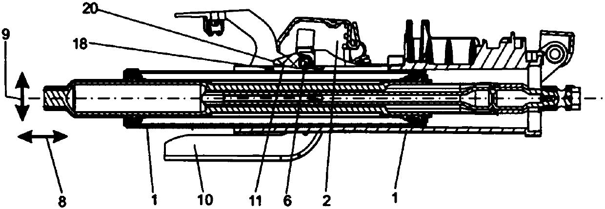 Clamping device of an adjustable steering column for motor vehicles