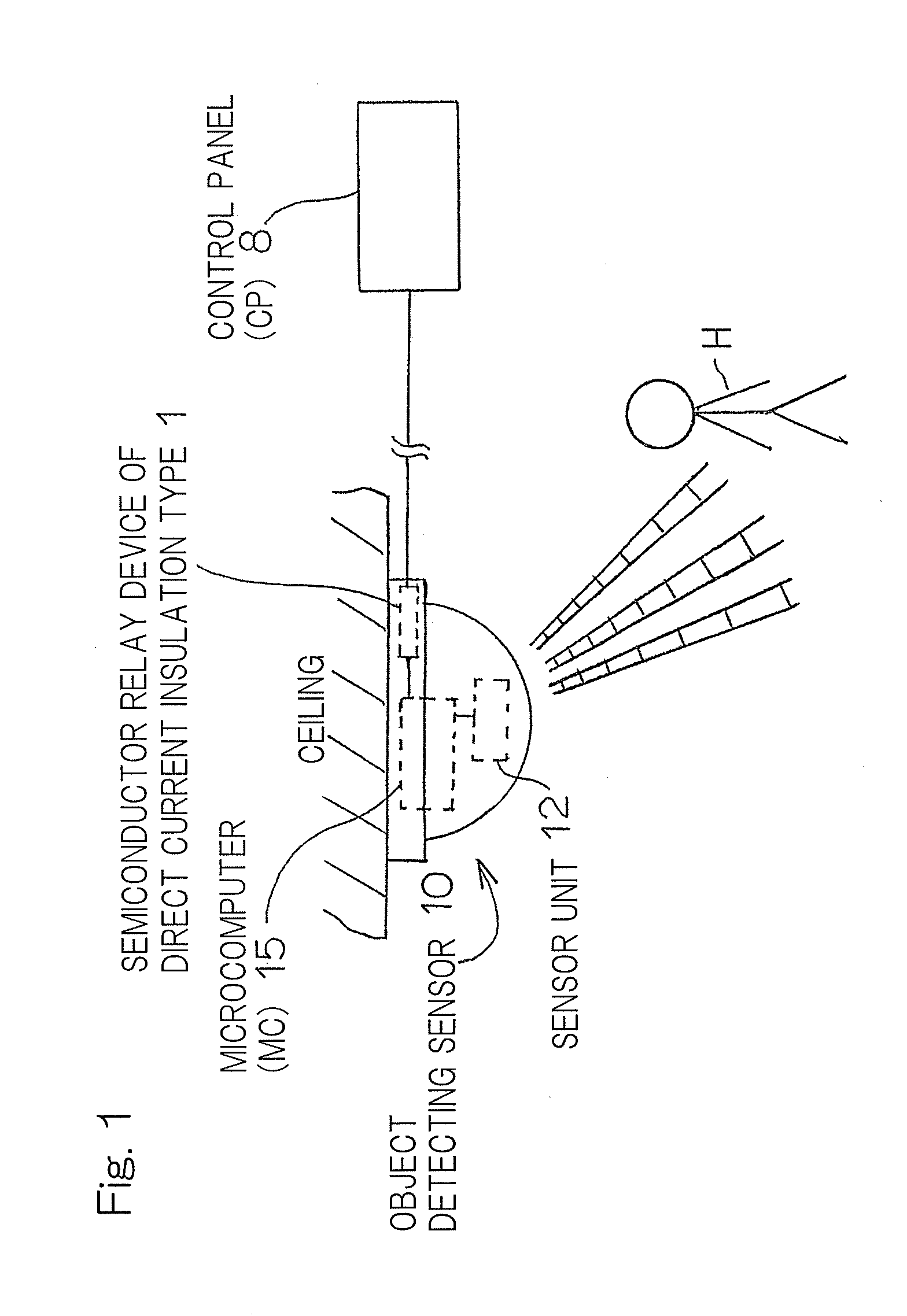 DC insulation semiconductor relay device