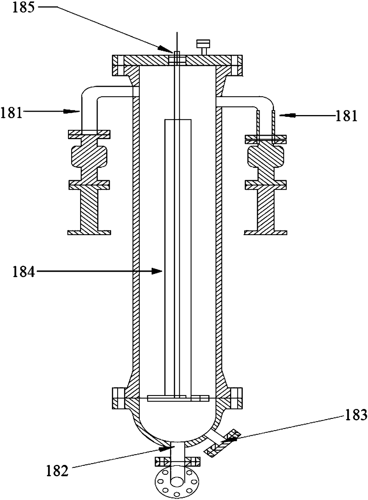 Production method and device of needle coke