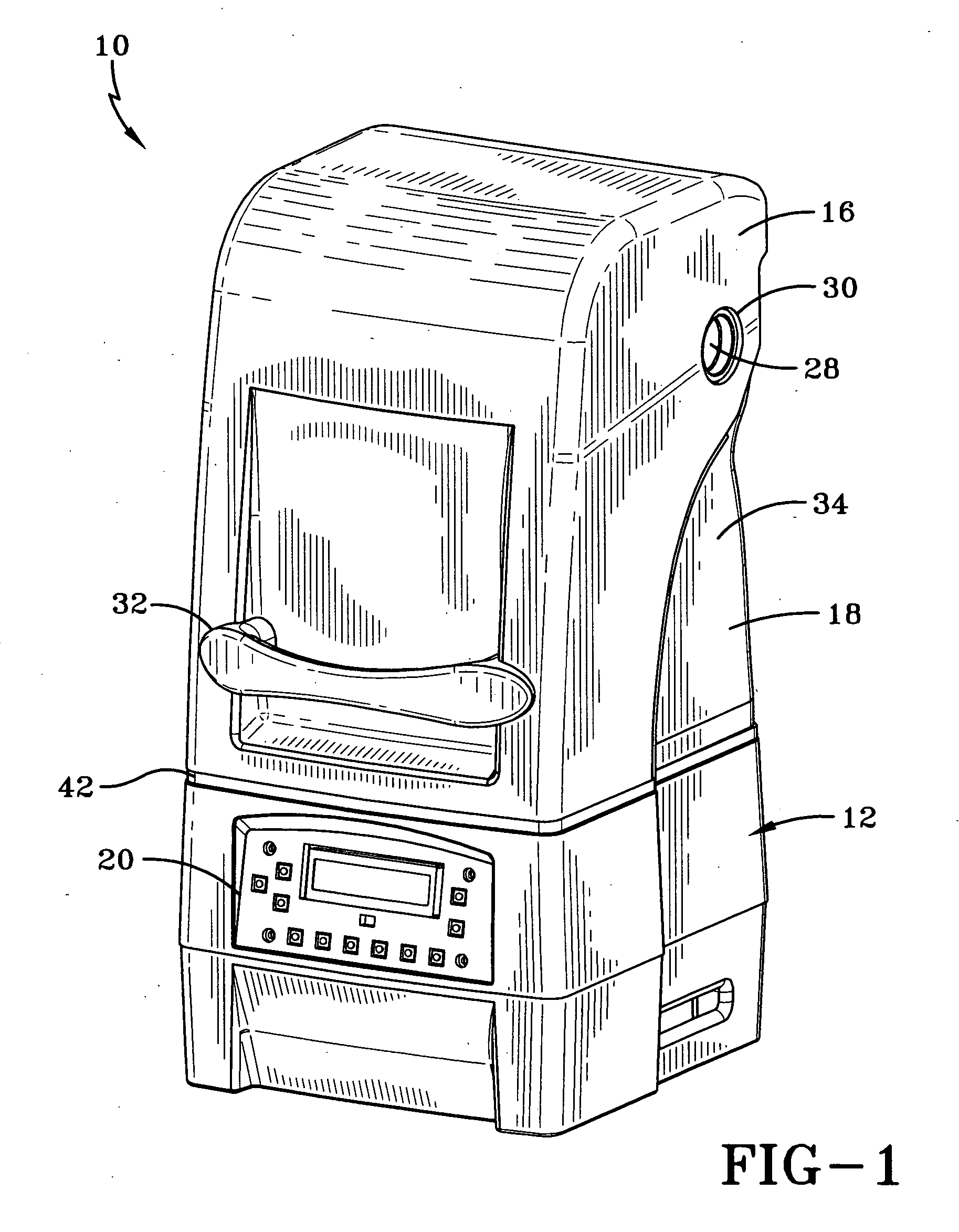 Enclosure for a food processor