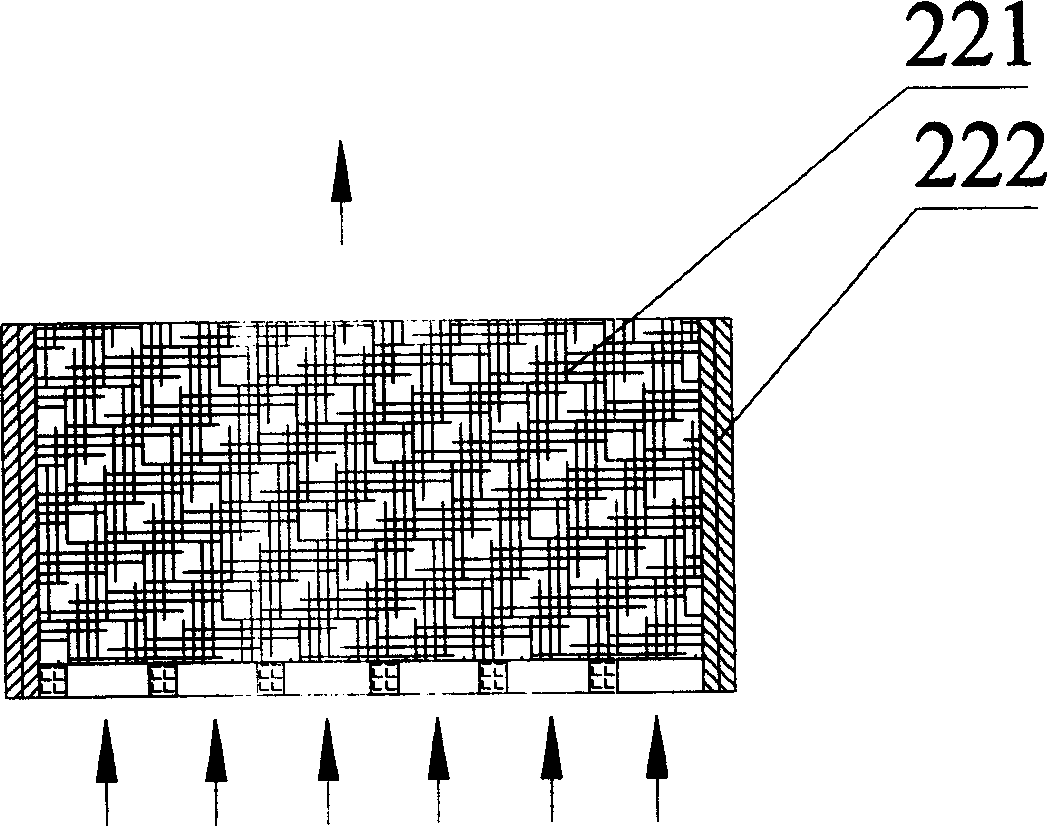 Cooking oil smoke degradation conversion device