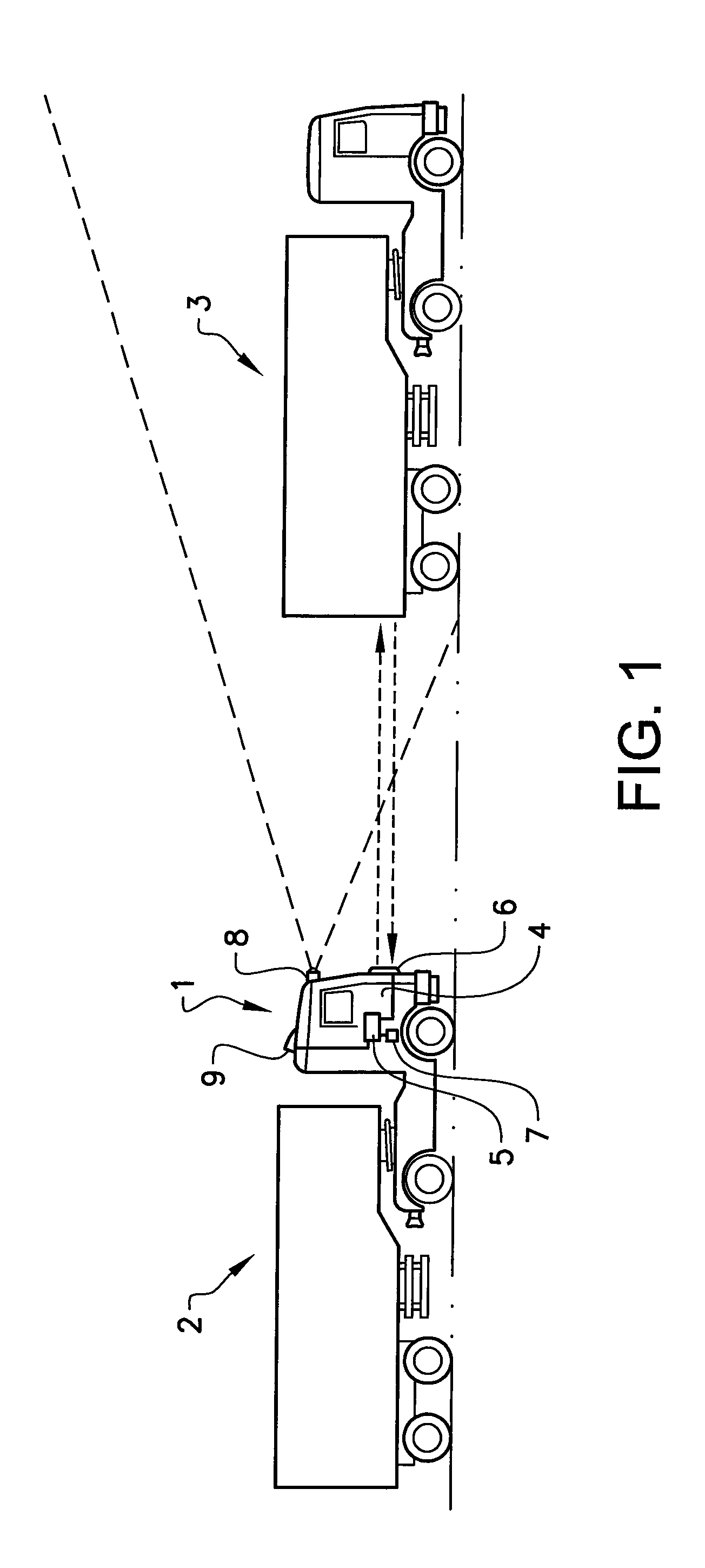 Method and arrangement for determining the speed behaviour of a leading vehicle