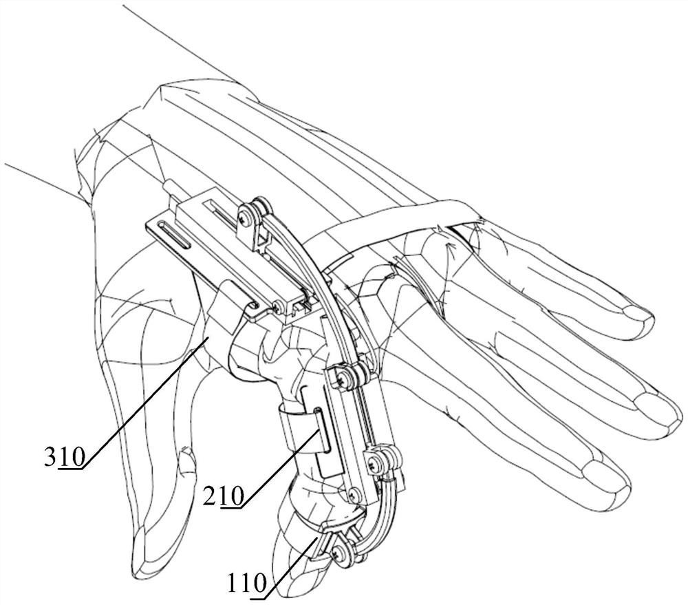 Hand exoskeleton mechanism and robot