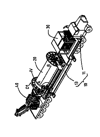 Continuous pipe working device and rotation speed control method of same