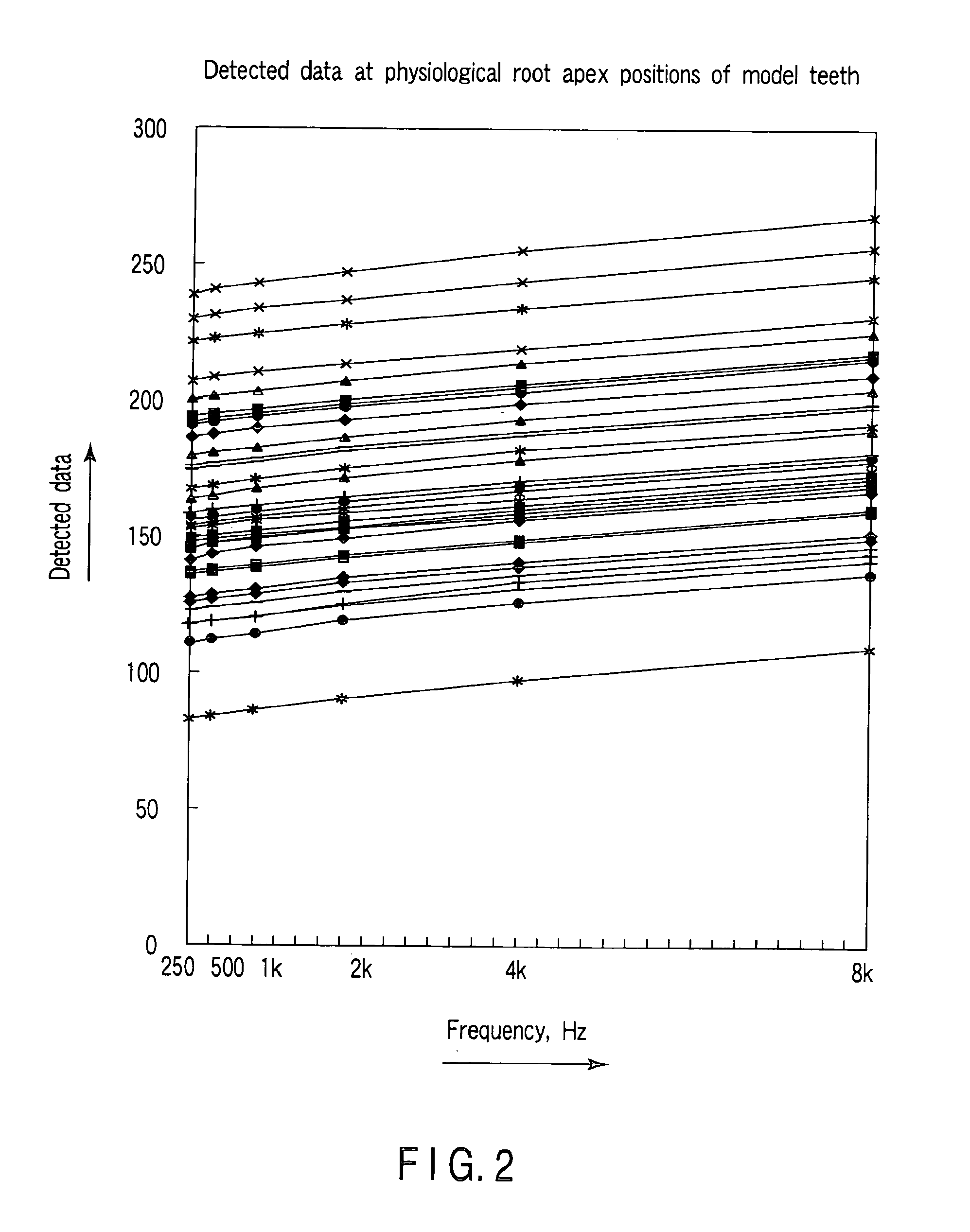 Root apex position detection method