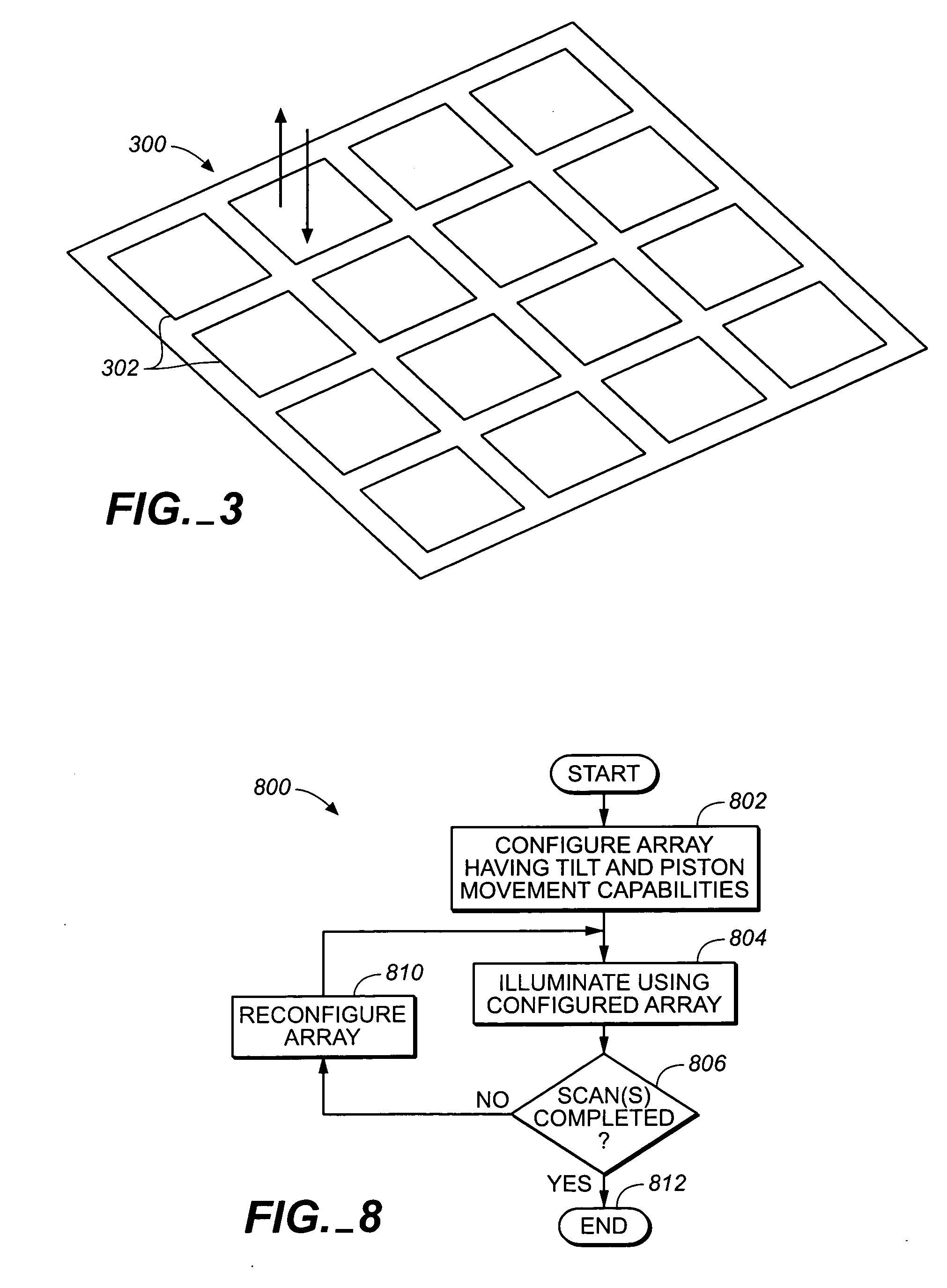 Optimized mirror design for optical direct write