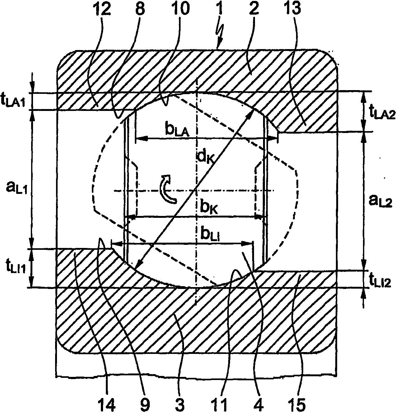 Radial rolling bearing, in particular single-row spherical-roller bearing