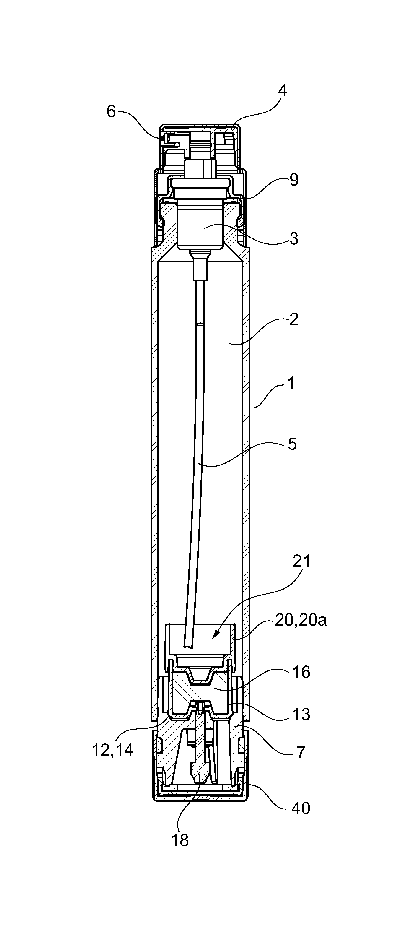 Refillable bottle for dispensing a fluid product