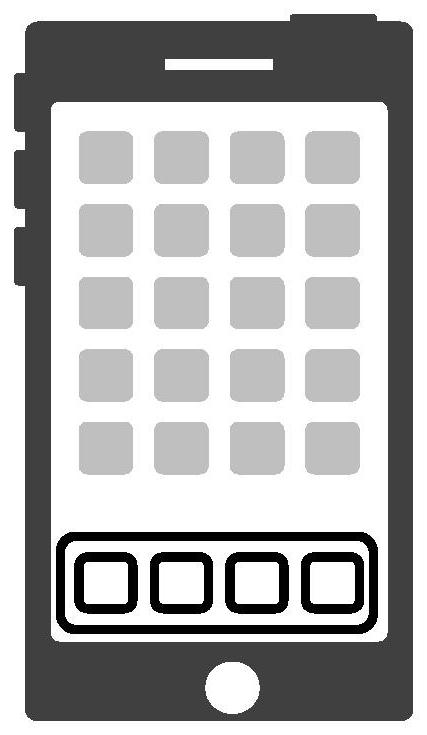 Method, device and mobile terminal for applying icon layout