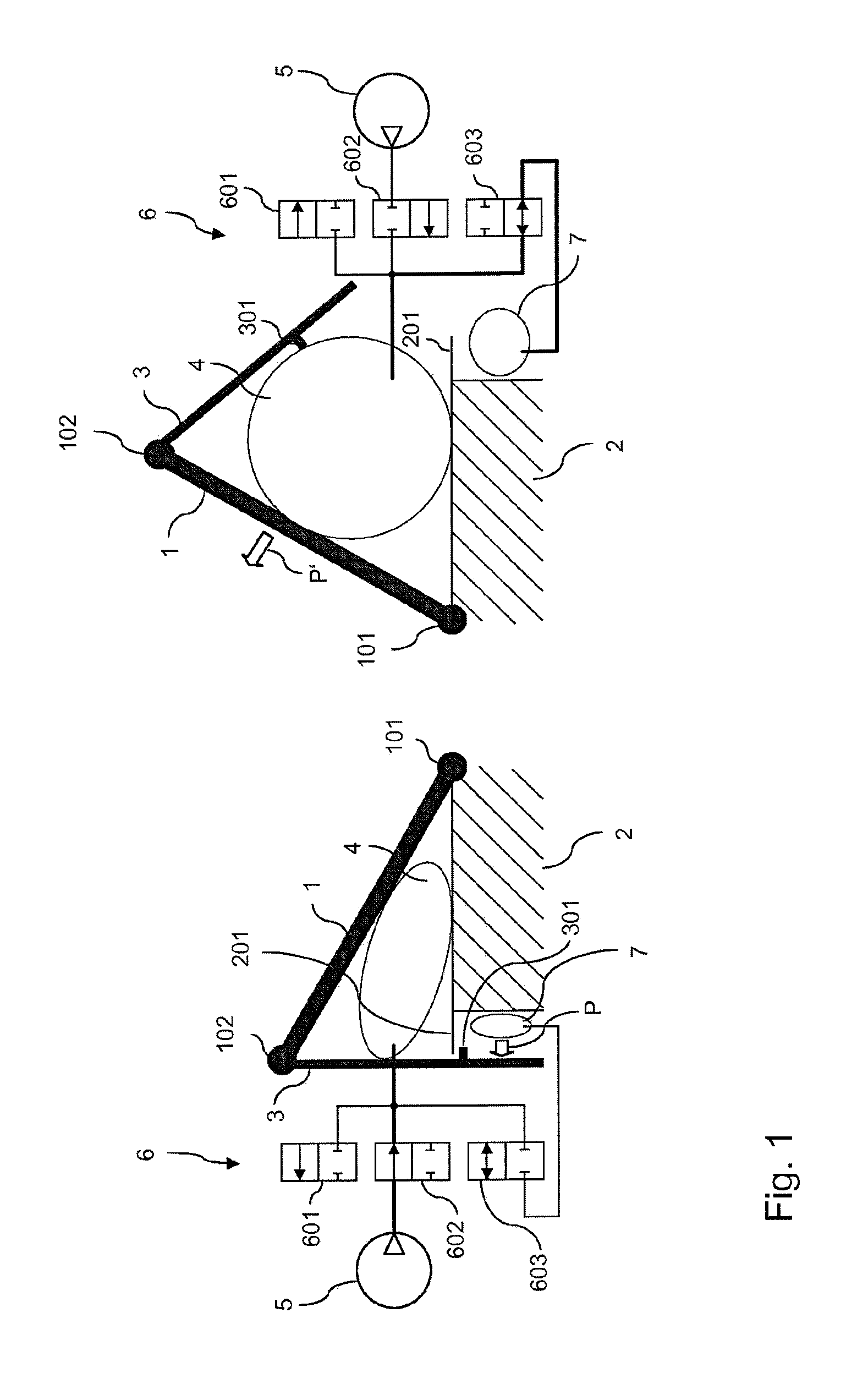 Device for pneumatically adjusting a seat in a transport means, in particular a motor vehicle