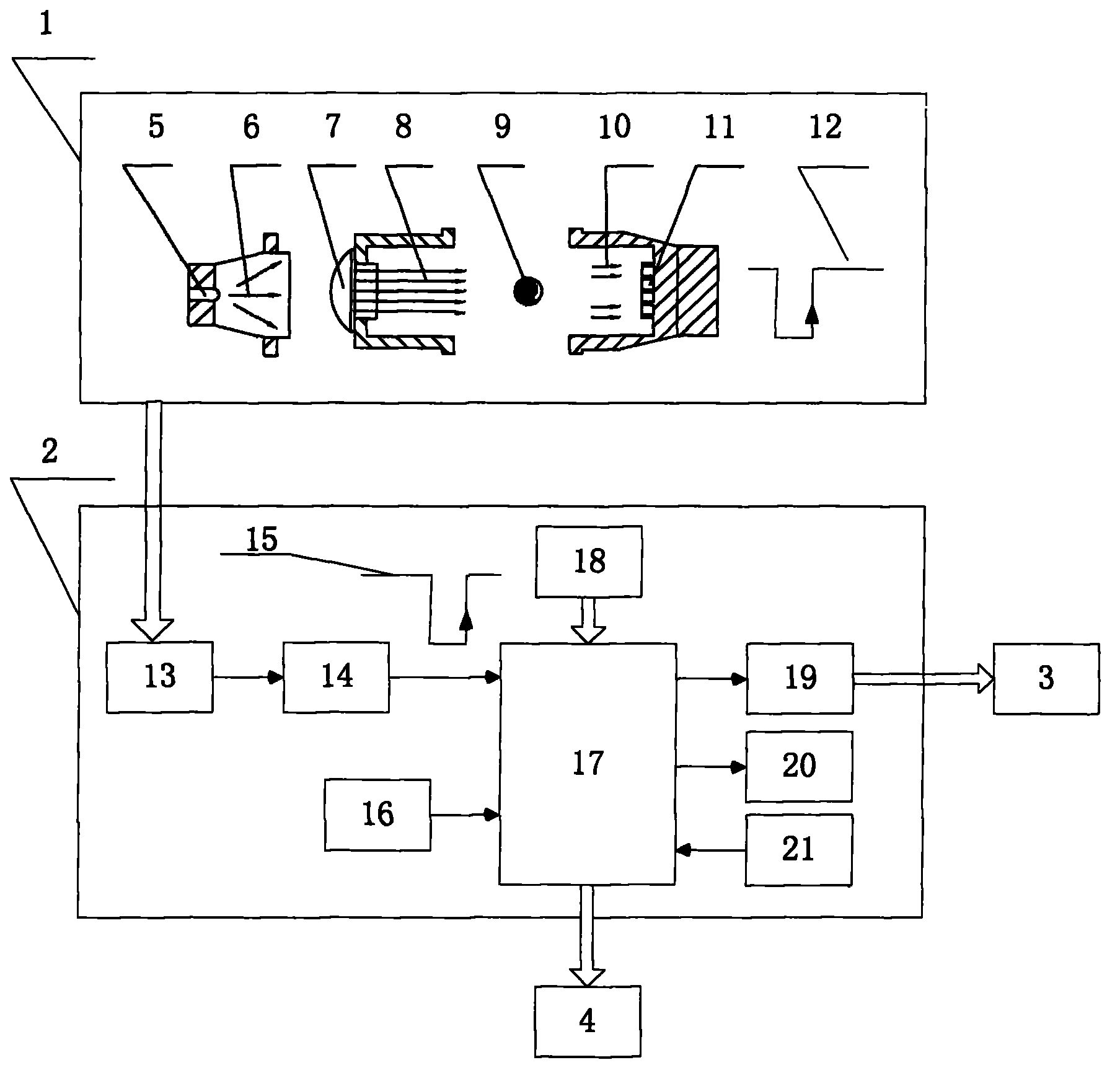 Seeding monitoring system of corn precision seeder