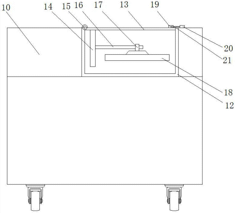 Multifunctional computer device placing table