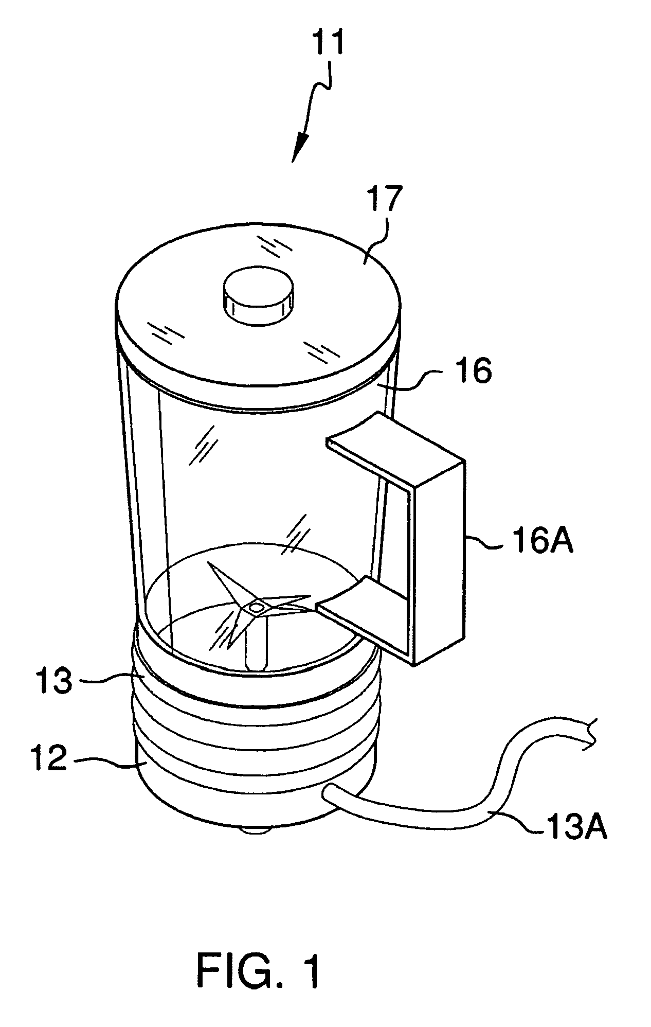 Portable blender with swiveling base