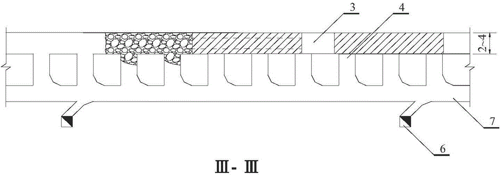 Diagonal ore-break-down medium-length hole mining method for steeply-inclined thin vein ore body