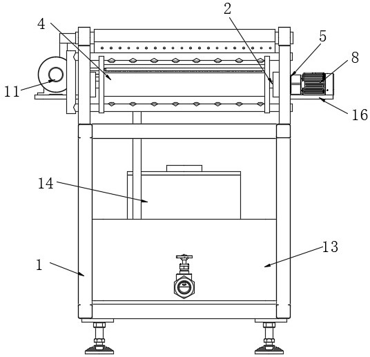Textile fabric wetting device for textile production