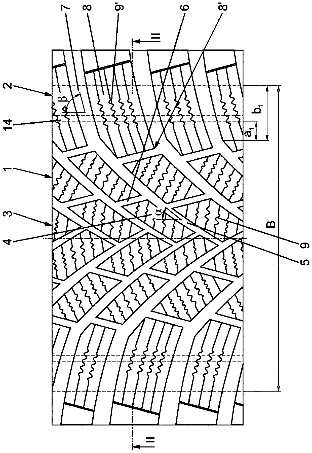 Pneumatic vehicle tyre