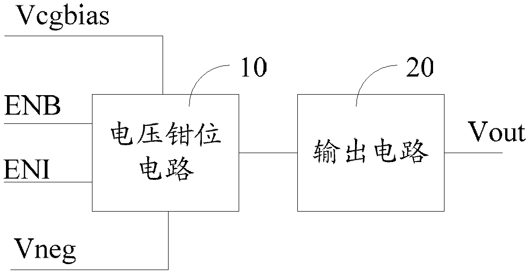 Negative voltage transformation circuit