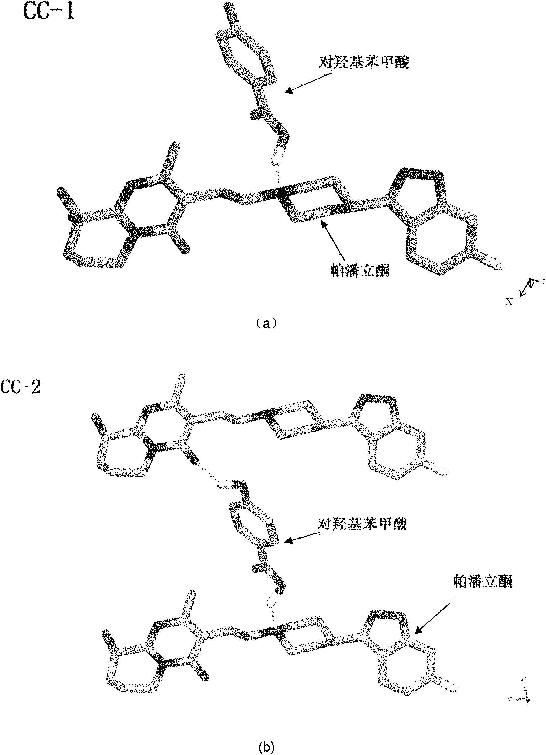 Two novel paliperidone drug eutectics and preparation method of the novel paliperidone drug eutectics