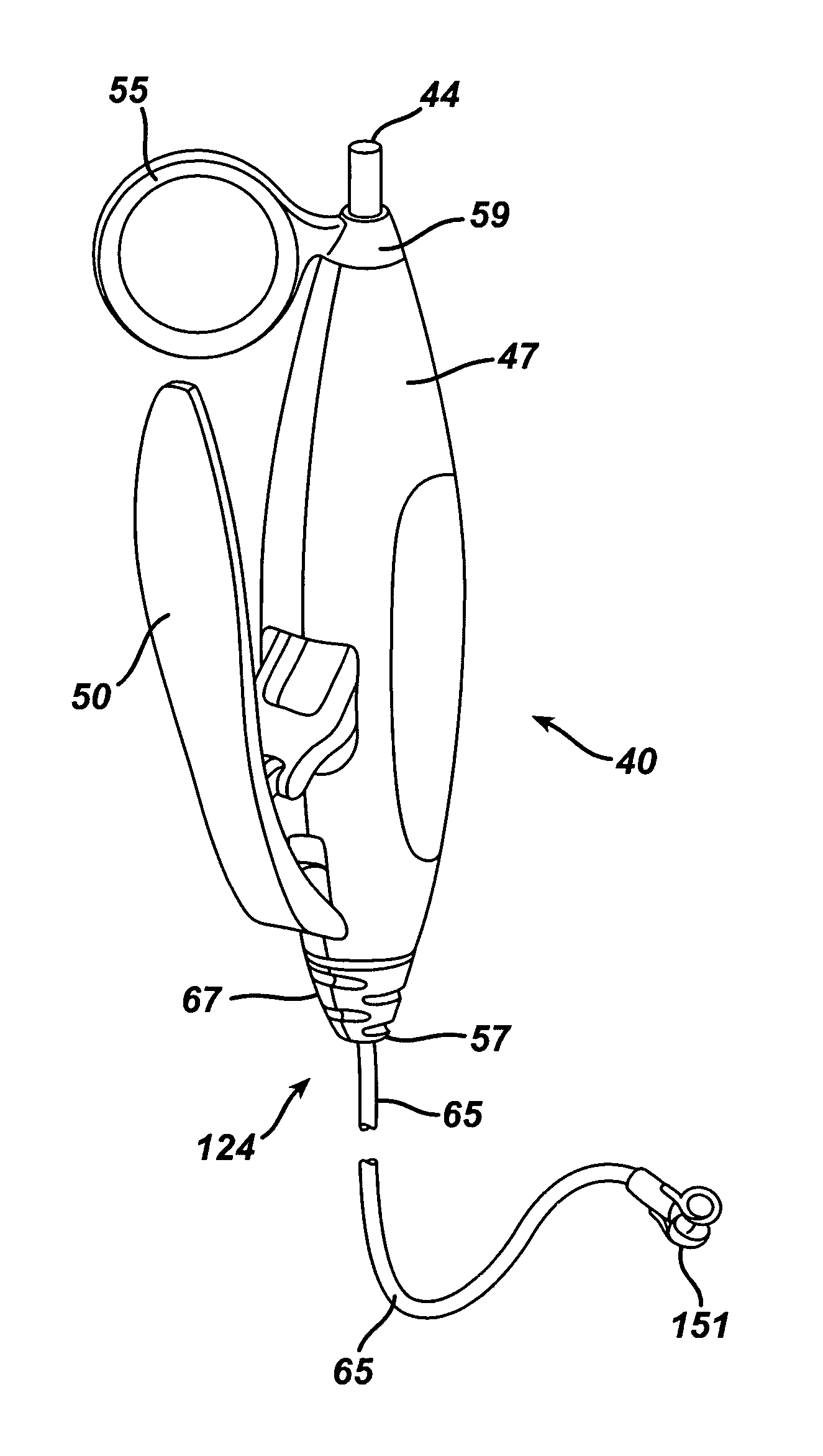 Method of operating an endoscopic device with one hand