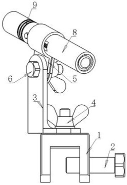 Simple multi-angle mechanical assembly accurate installation fastener