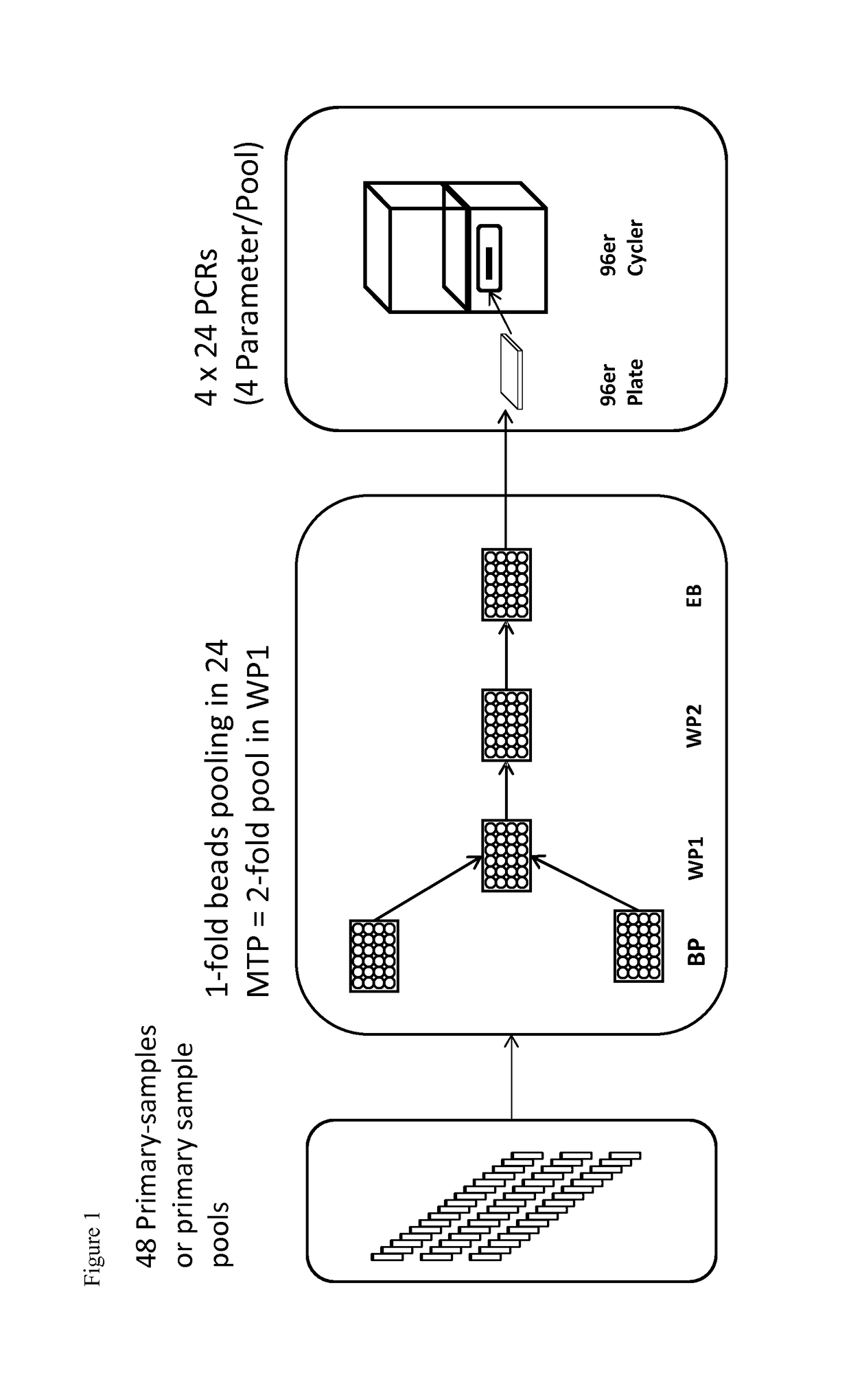 Method and apparatus for automated processing of pooled samples