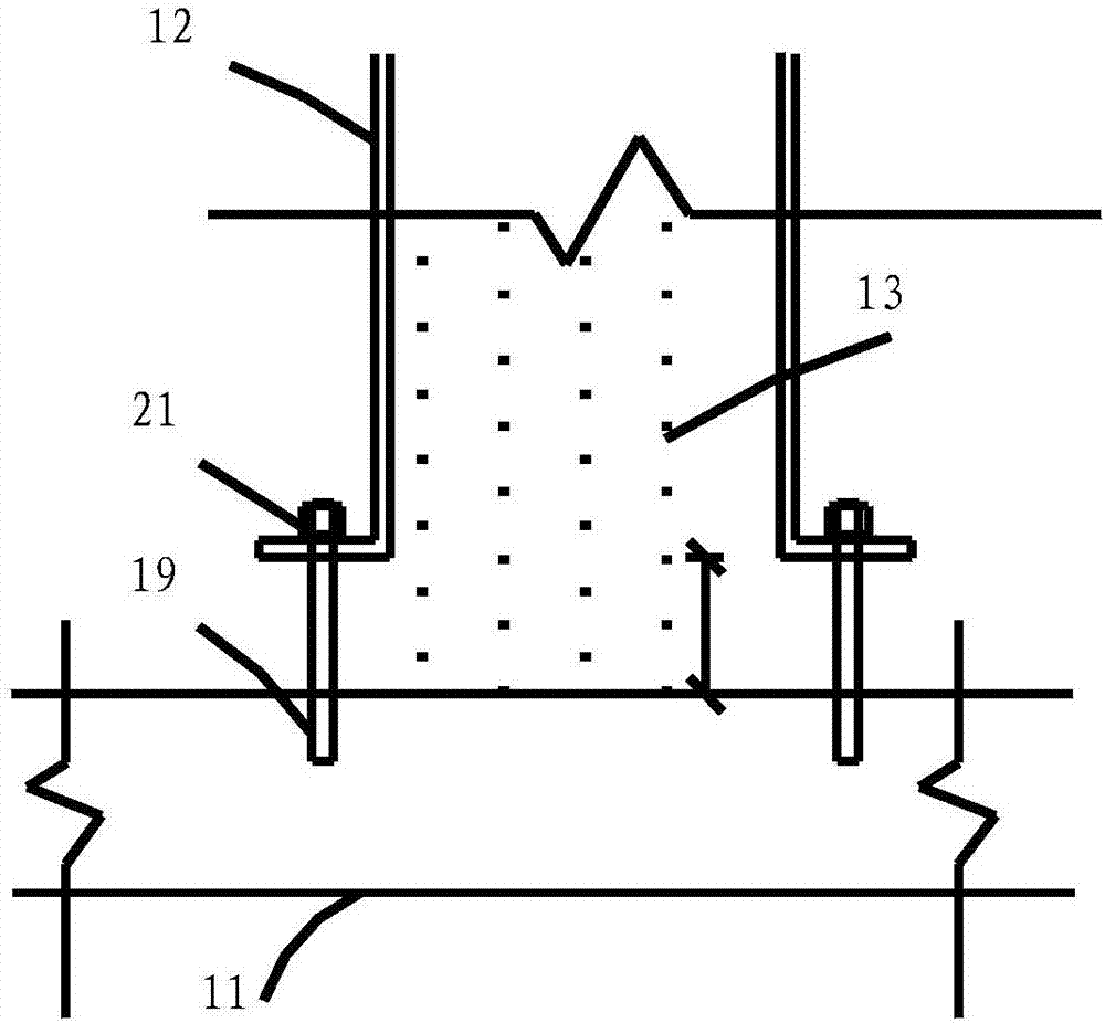Underpinning construction method of foundation pit supporting and shoring stand column piles