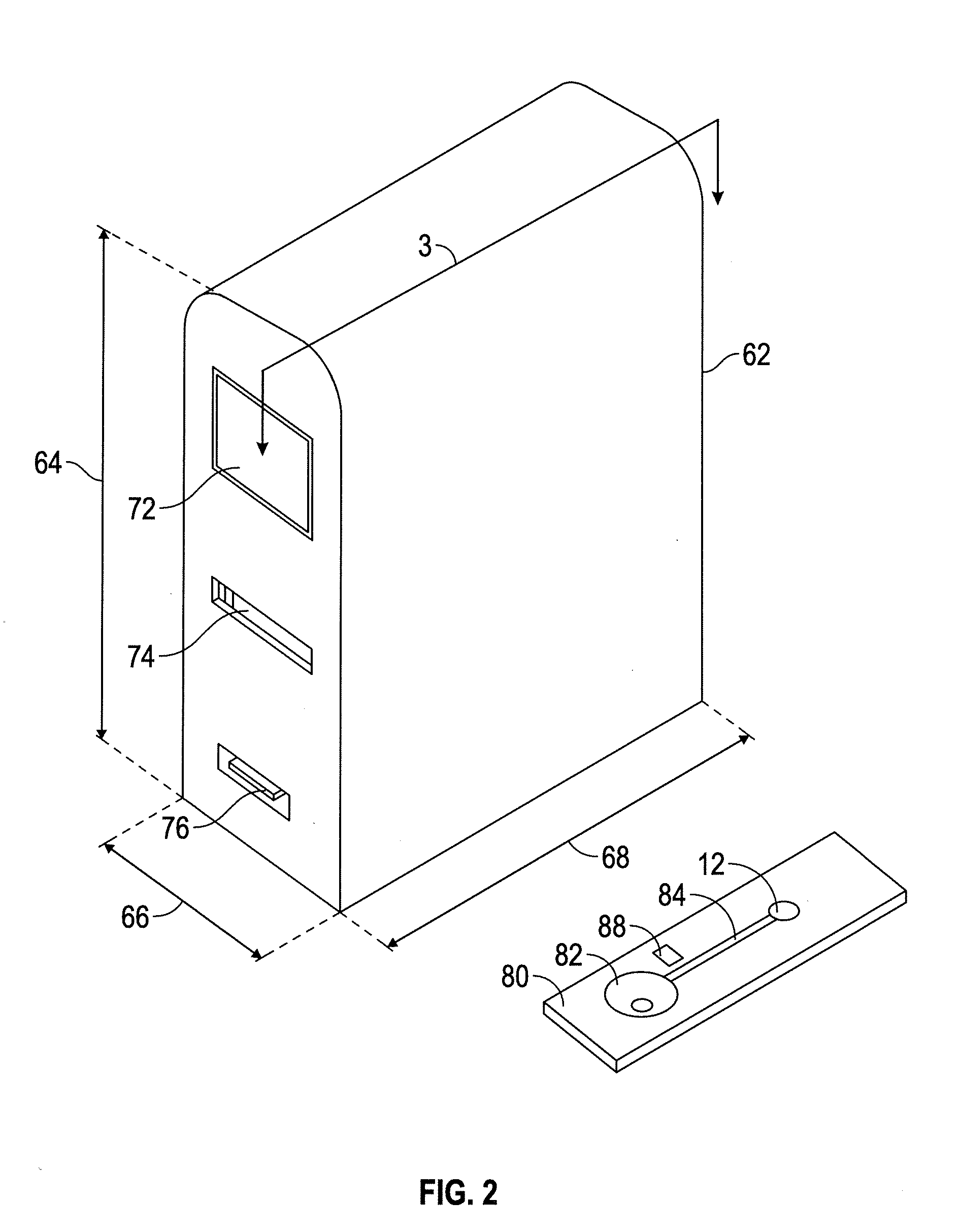 Sperm motility test device and method