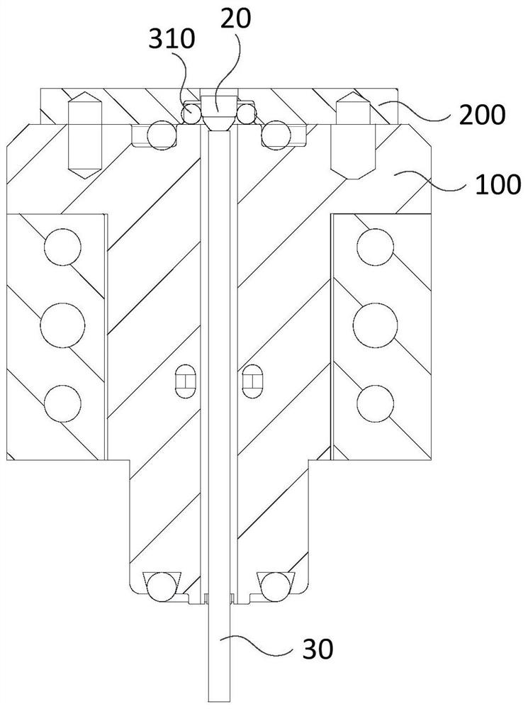 Bearing device and nail inserting system