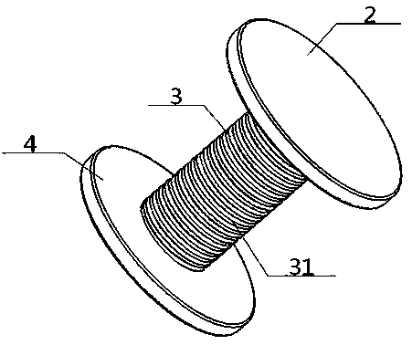 Fusible chaplet for thin-walled iron casting, application method and combined core