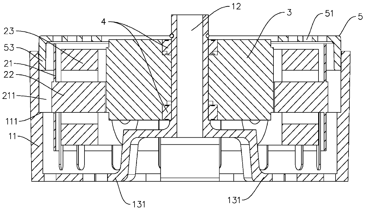 Fan motor and eccentric fan