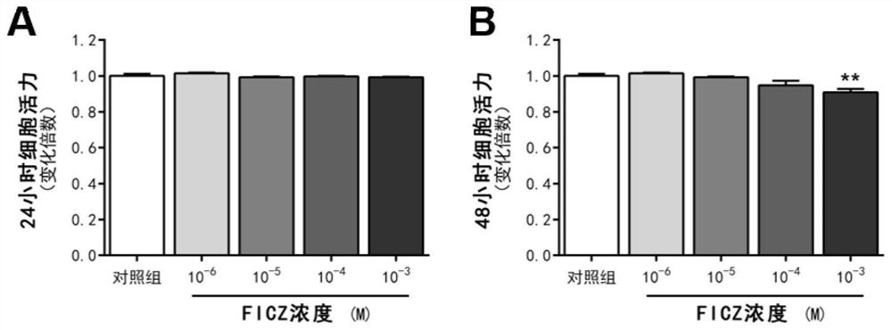 Application of FICZ in inhibition of tumor cell migration