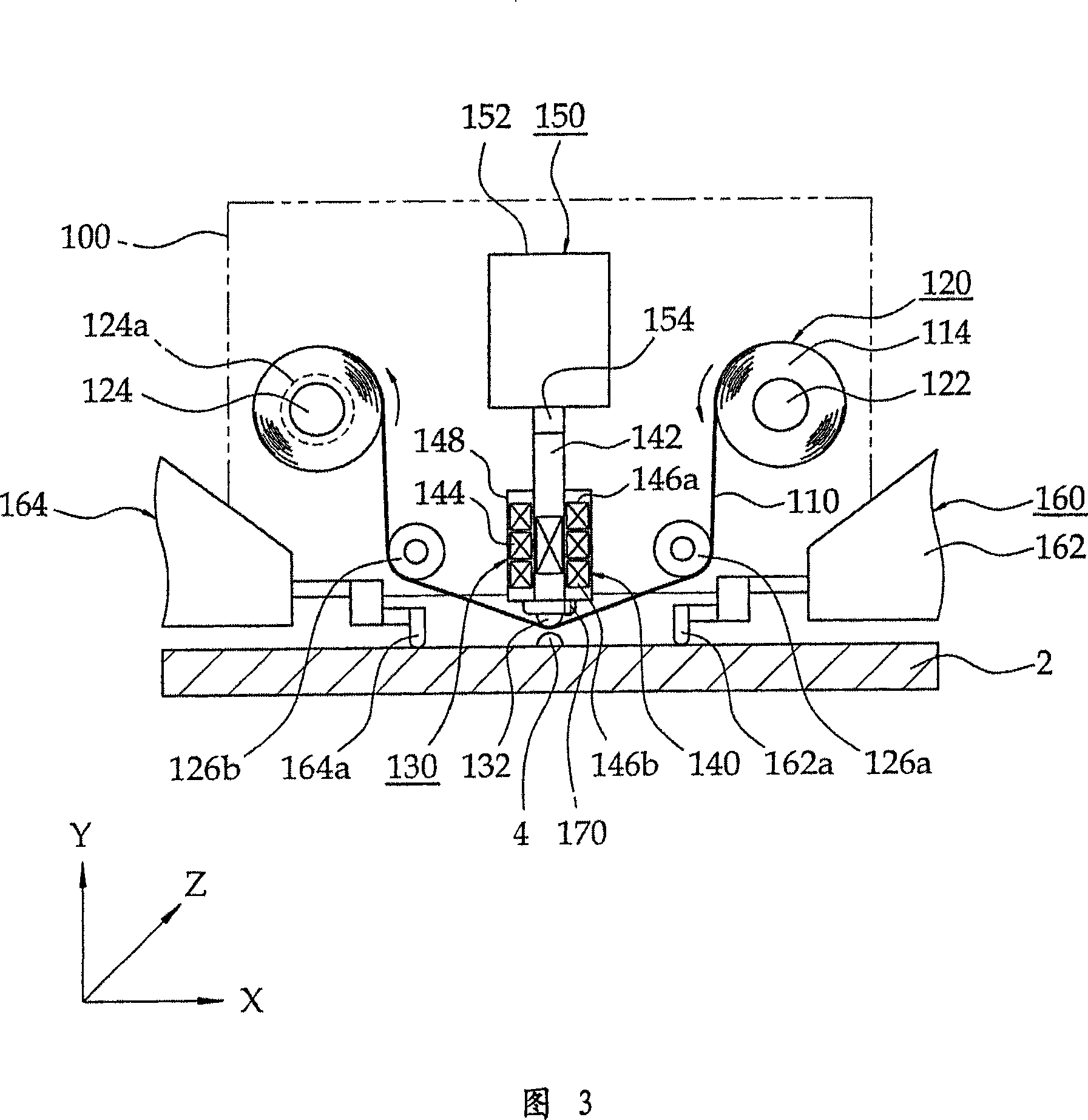 Substrate repairing device and method