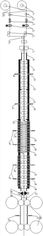 Method and device for rolling metal composite strip