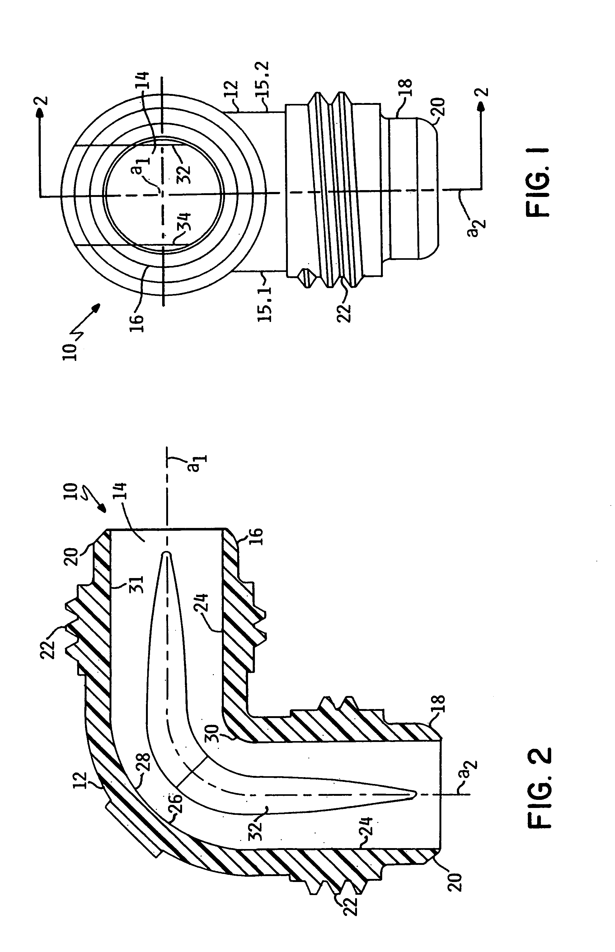 Process and apparatus for molding polymer fittings