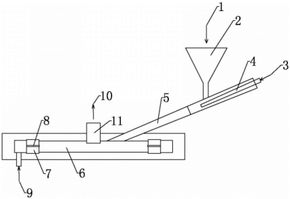 Novel structure device of superfine powder crushing chamber and crushing method of novel structure device