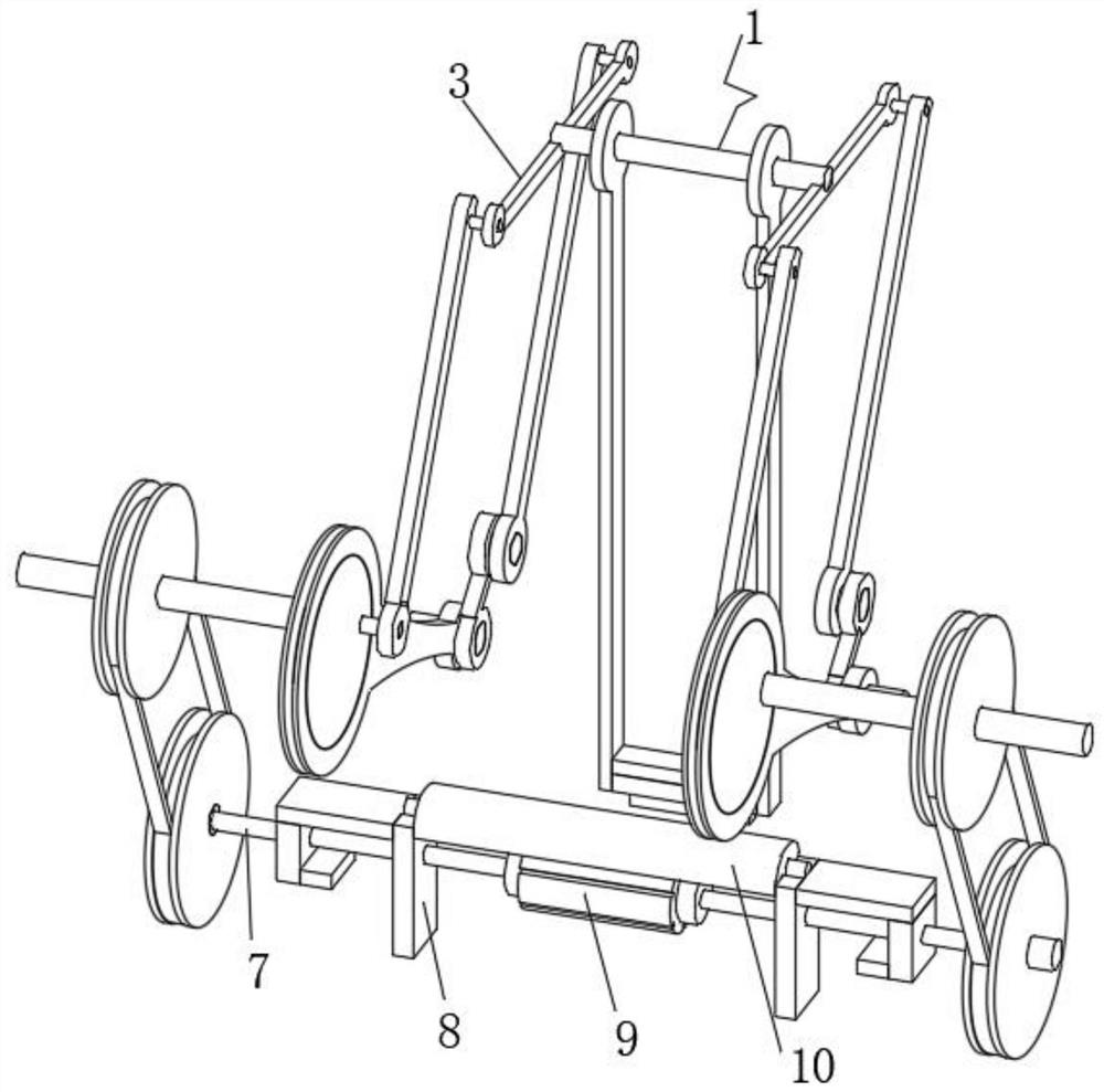 Mechanical synchronous operation type pressing mechanism