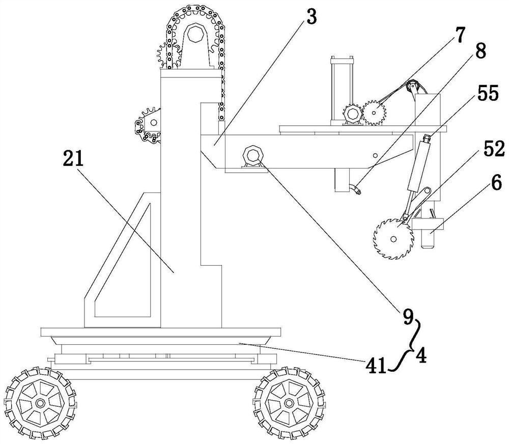 A device for removing crust from an electrolyzer