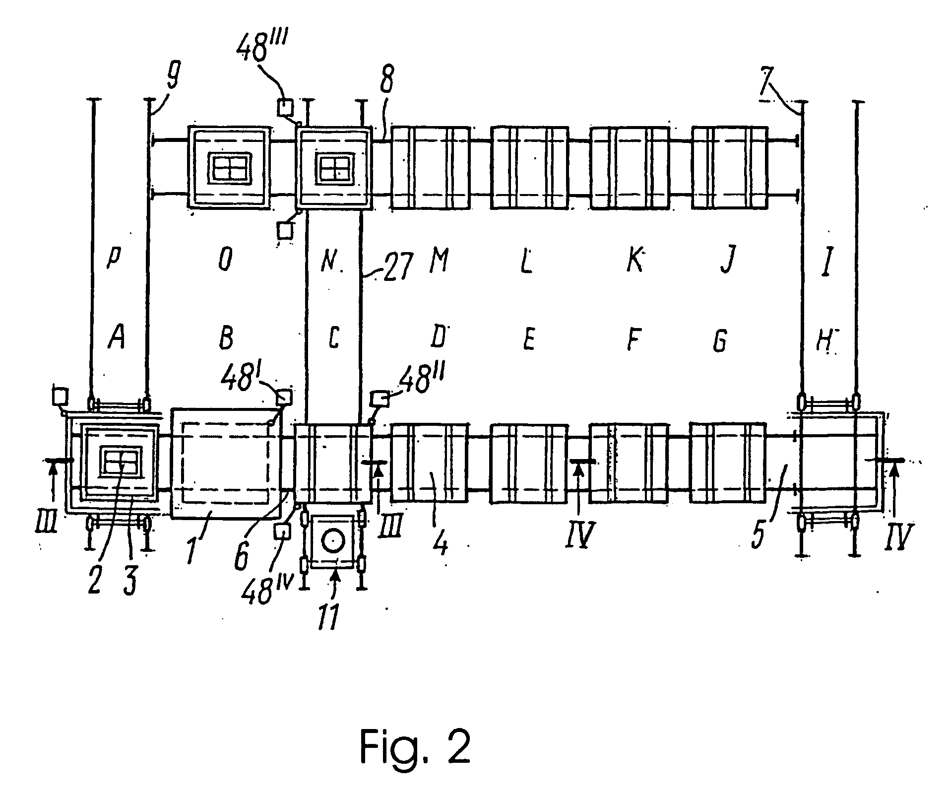 Method for continous production of decorative facing slabs and a device for carrying out said method, decorative facing material