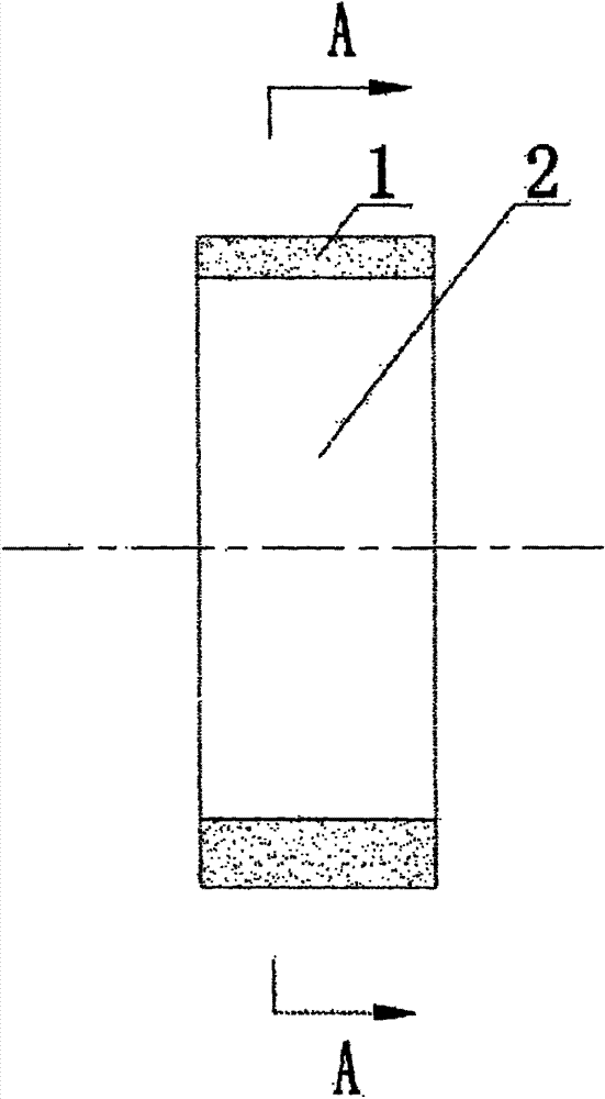 Compressive strength testing method of shaft