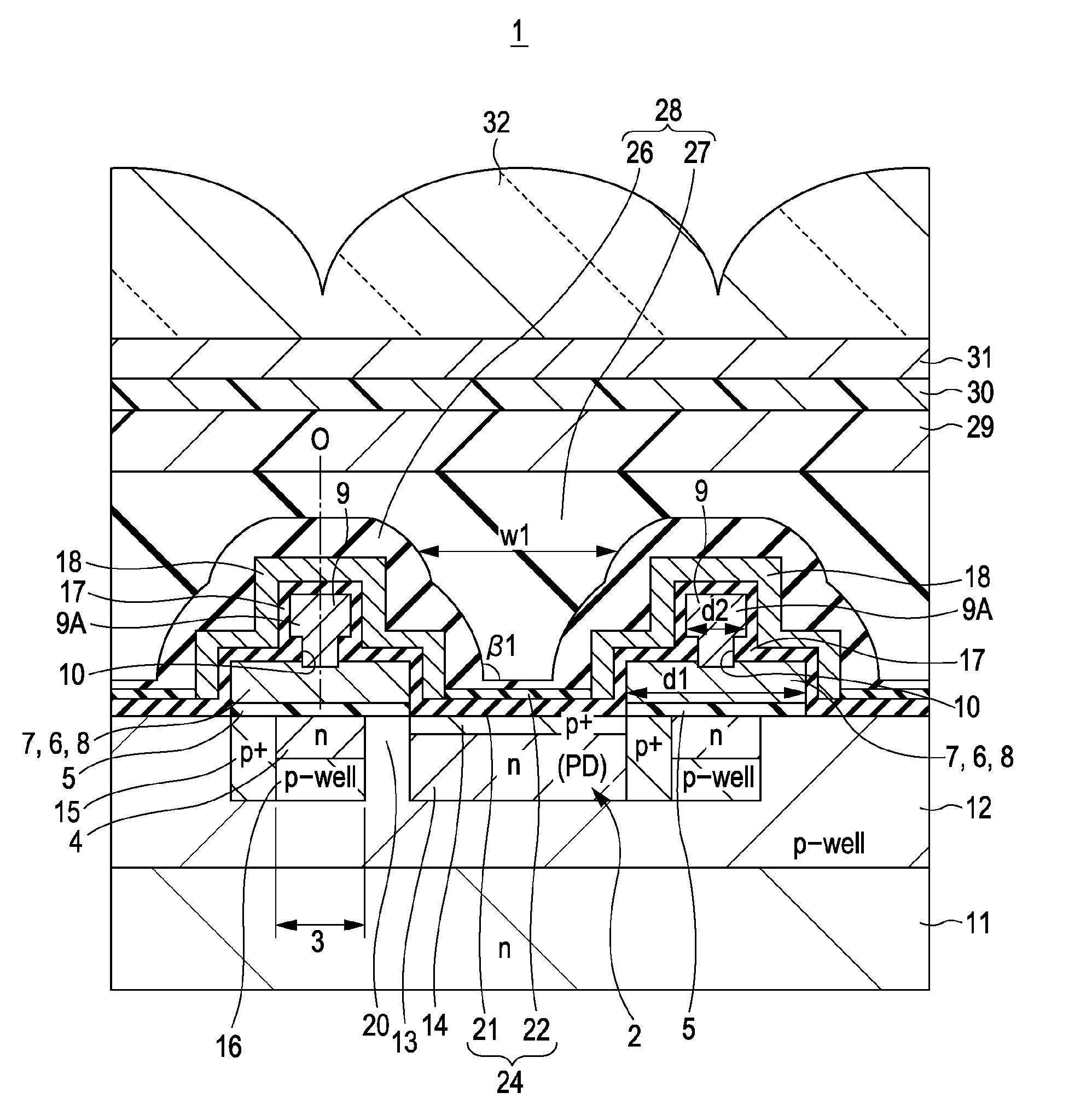 Solid-state imaging device, method of manufacturing the same, and electronic apparatus