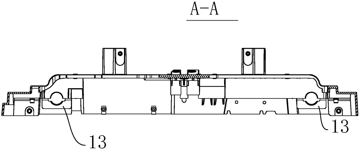 A support frame for mounting a water tank