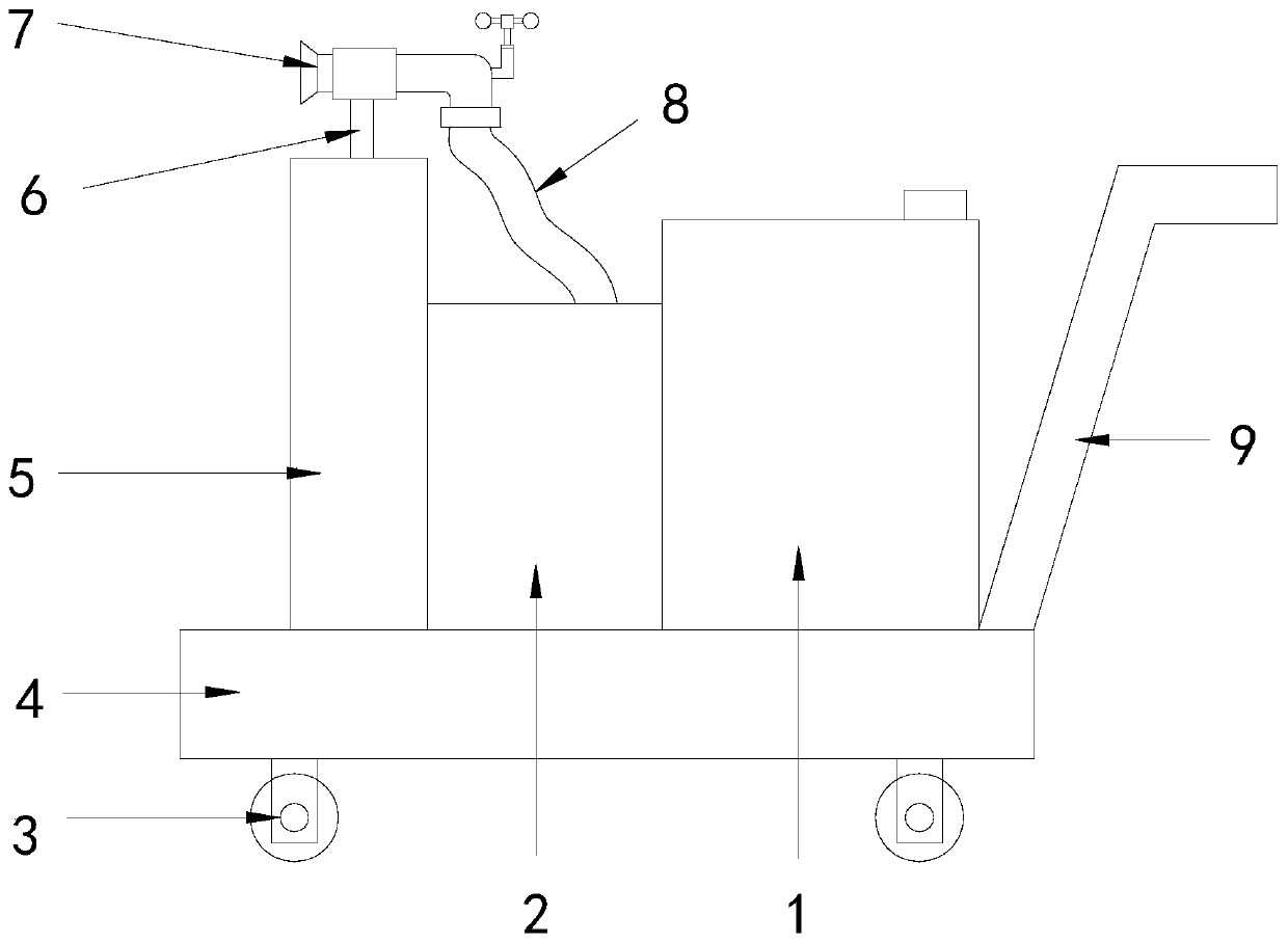 Tree insect killing device used for municipal garden