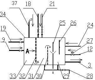 Boiler water replenishing system capable of collecting waste heat and condensed water