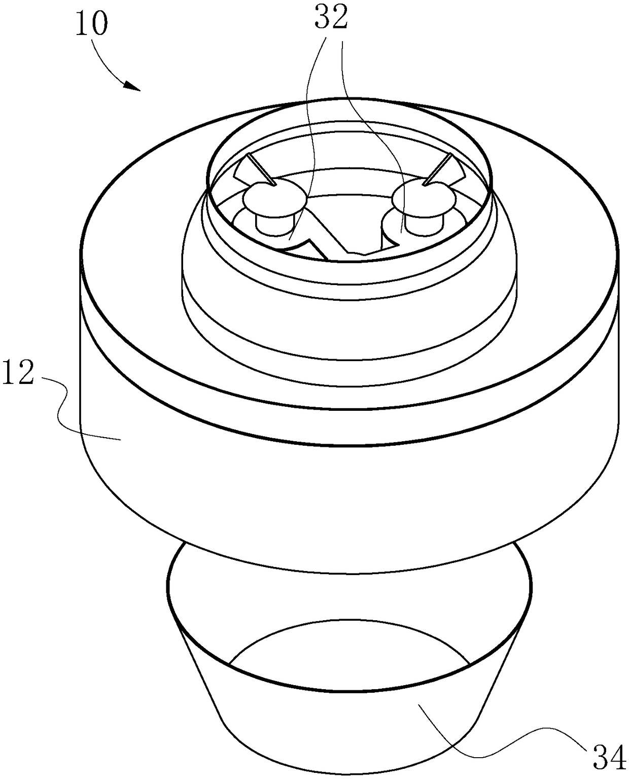 Oil filter device and oil filter disc set
