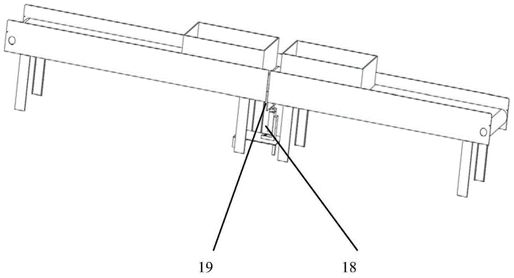 A device for placing and packing barrel noodles