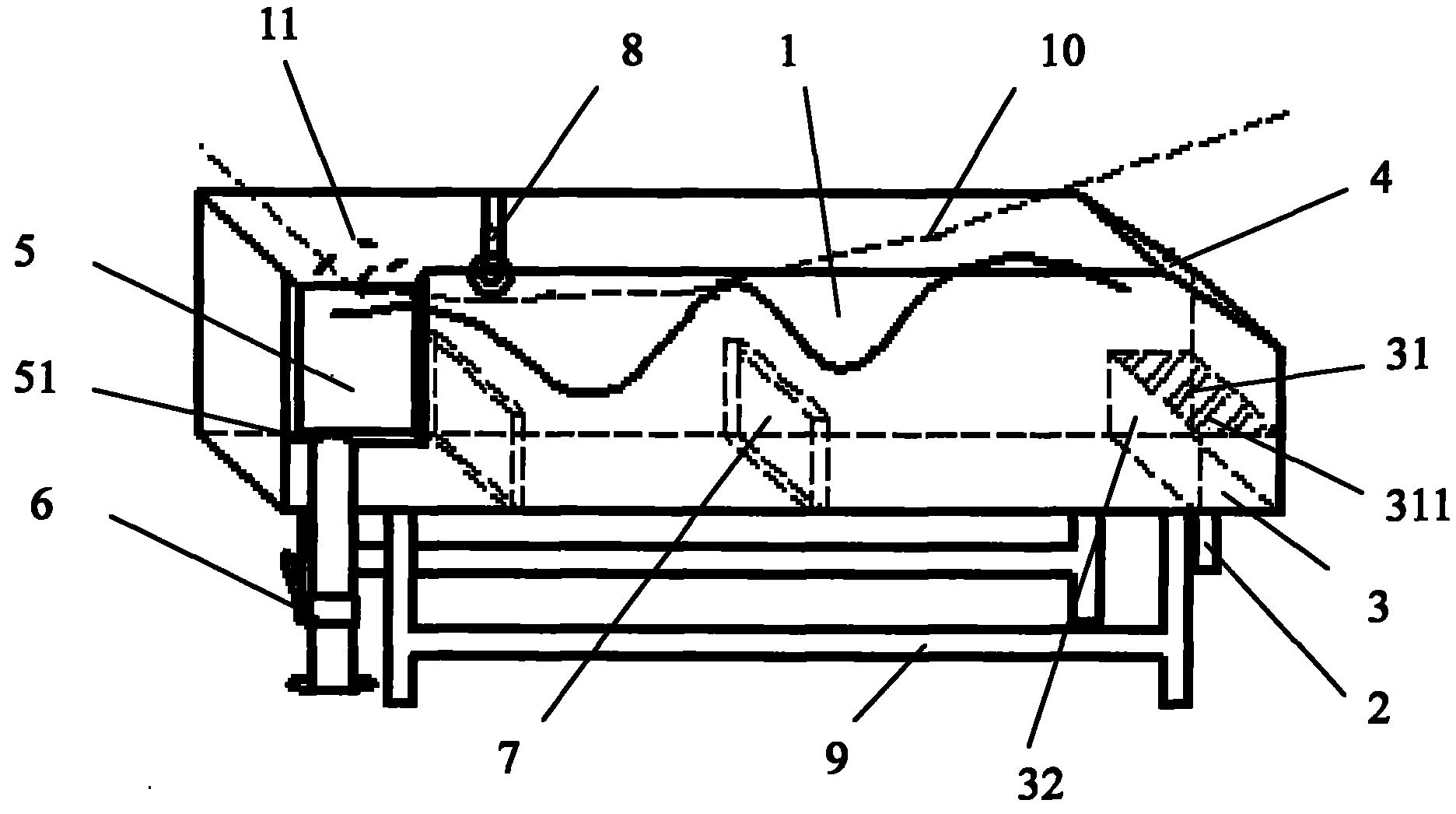 Cooling trough